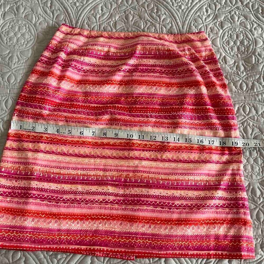 Talbots Cotton A-Line Striped Skirts for Women size 6P - Picture 8 of 10
